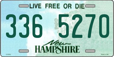 NH license plate 3365270