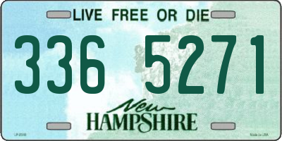 NH license plate 3365271