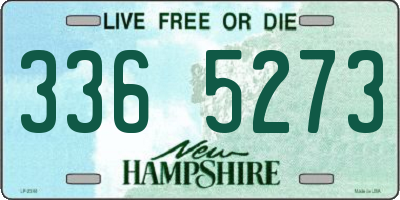 NH license plate 3365273