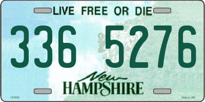 NH license plate 3365276