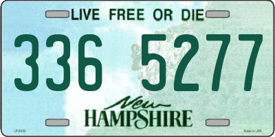 NH license plate 3365277