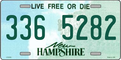 NH license plate 3365282
