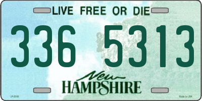 NH license plate 3365313