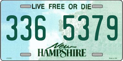 NH license plate 3365379