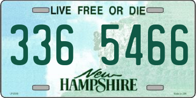 NH license plate 3365466