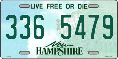 NH license plate 3365479