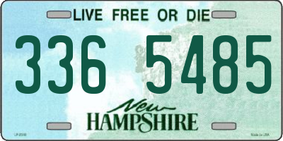 NH license plate 3365485