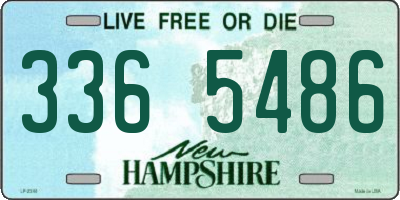 NH license plate 3365486