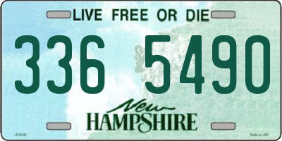 NH license plate 3365490