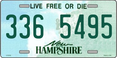 NH license plate 3365495