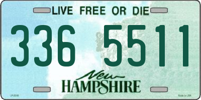 NH license plate 3365511