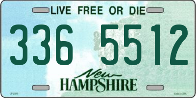 NH license plate 3365512
