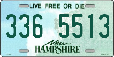 NH license plate 3365513