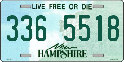 NH license plate 3365518