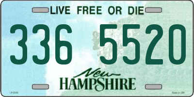 NH license plate 3365520