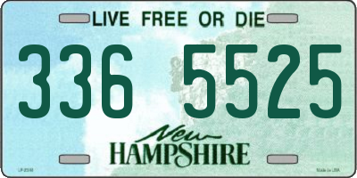 NH license plate 3365525