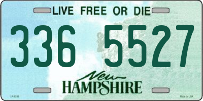 NH license plate 3365527