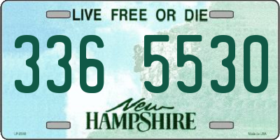 NH license plate 3365530
