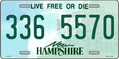 NH license plate 3365570