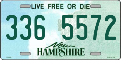 NH license plate 3365572