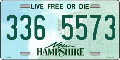 NH license plate 3365573