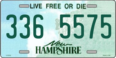 NH license plate 3365575