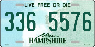 NH license plate 3365576