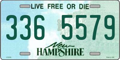 NH license plate 3365579