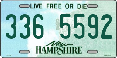 NH license plate 3365592