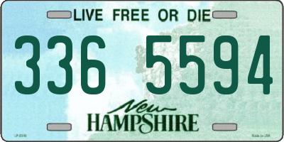NH license plate 3365594