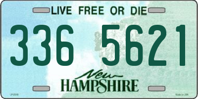 NH license plate 3365621