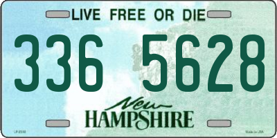 NH license plate 3365628