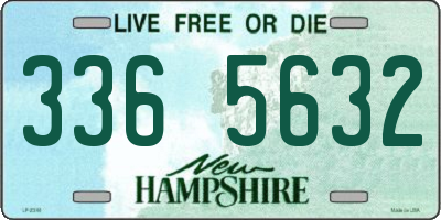 NH license plate 3365632