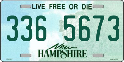 NH license plate 3365673