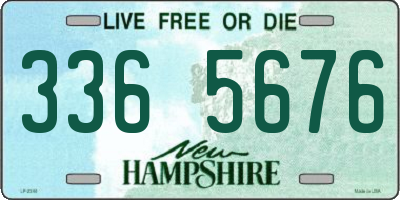 NH license plate 3365676