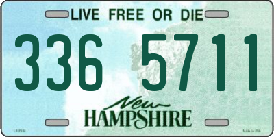 NH license plate 3365711