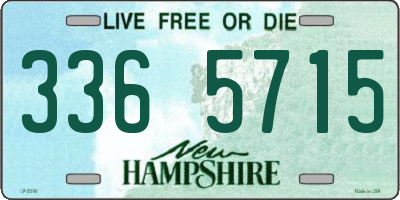 NH license plate 3365715