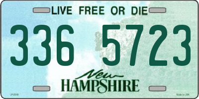NH license plate 3365723