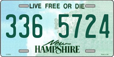 NH license plate 3365724