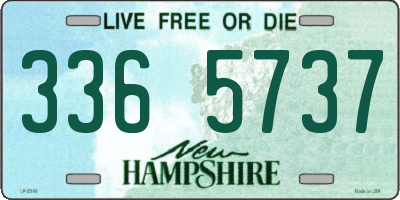 NH license plate 3365737