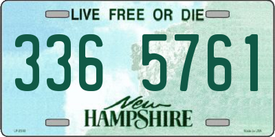 NH license plate 3365761