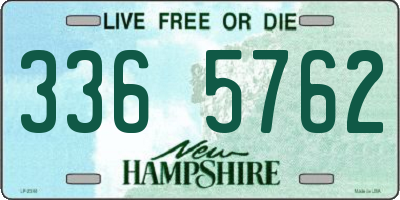 NH license plate 3365762