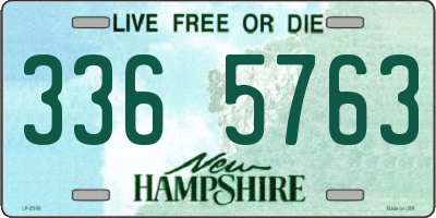 NH license plate 3365763