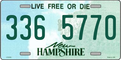 NH license plate 3365770