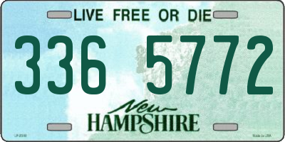 NH license plate 3365772