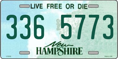 NH license plate 3365773