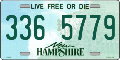 NH license plate 3365779
