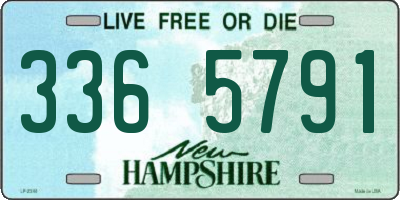 NH license plate 3365791