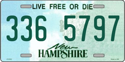 NH license plate 3365797