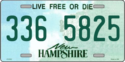 NH license plate 3365825